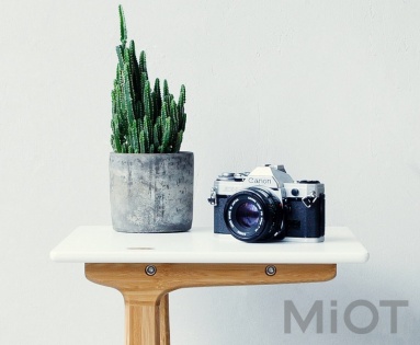 Столик Zen`s Bamboo Multifunctional Sofa Table White
